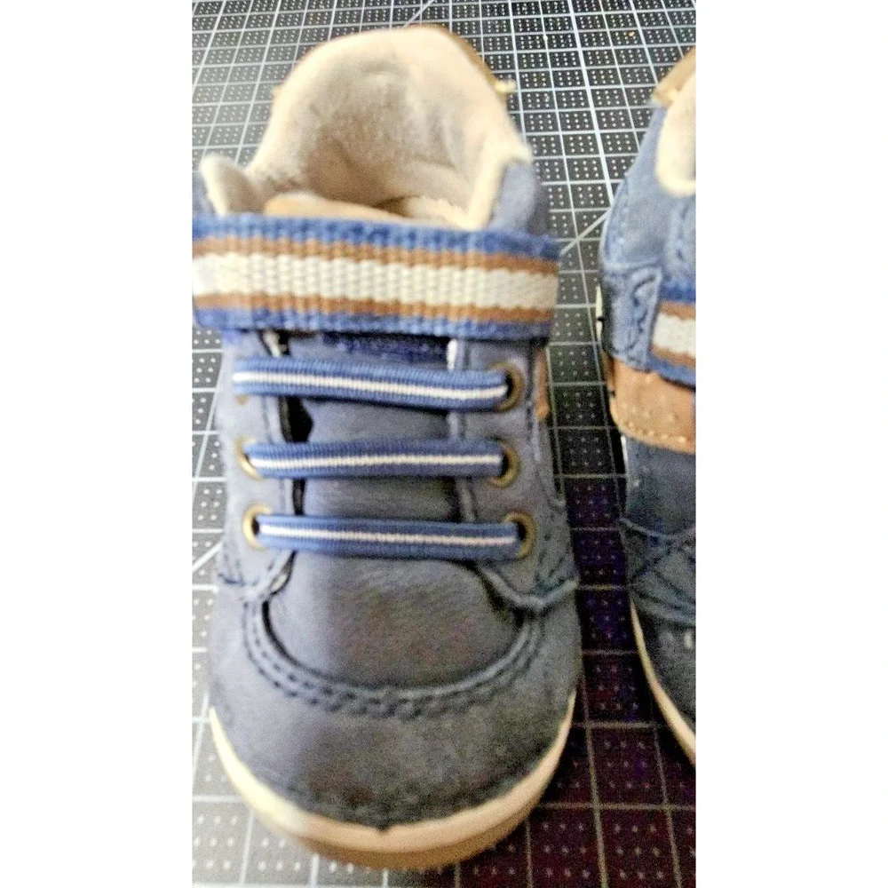 STRIDE RITE infant ARTIE SHOES leather upper US 4M‎ boy sneaker
